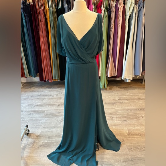 NEW - JENNY YOO - HAYES DRESS - CASPIAN SEA - SIZE 24 - Picture 3 of 5